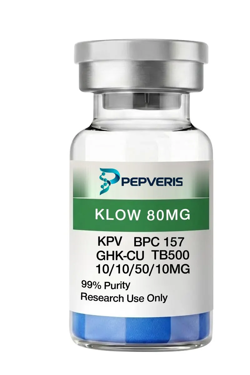 KLOW research peptide blend vial